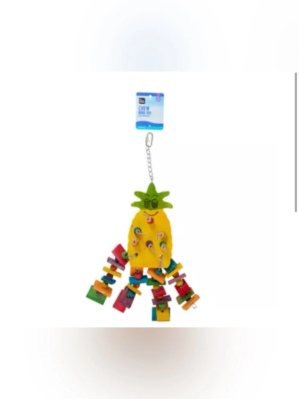 All Living Things® Pineapple Chew Bird Toy